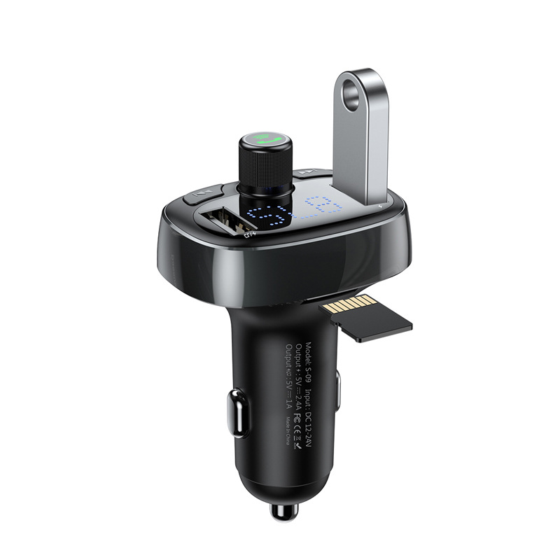 Đầu kết nối bluetooth cho xe hơi Baseus S09 đọc thẻ nhớ USB nghe nhạc