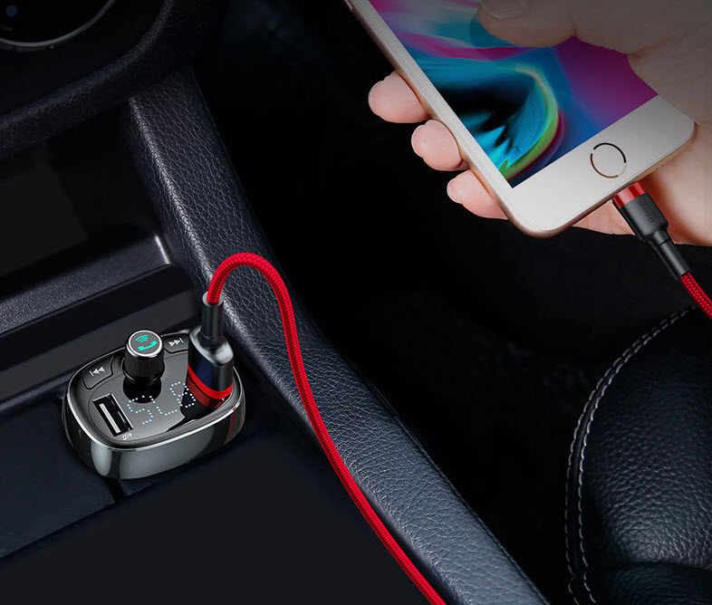 Đầu kết nối bluetooth cho xe hơi Baseus S09 đọc thẻ nhớ USB nghe nhạc