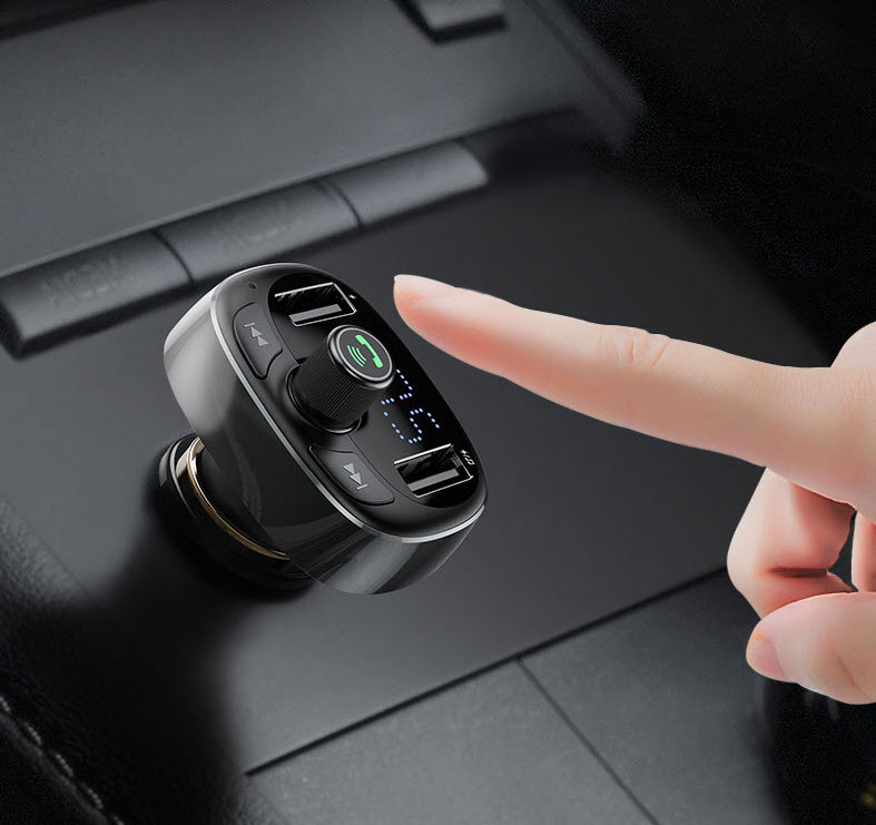 Đầu kết nối bluetooth cho xe hơi Baseus S09 đọc thẻ nhớ USB nghe nhạc