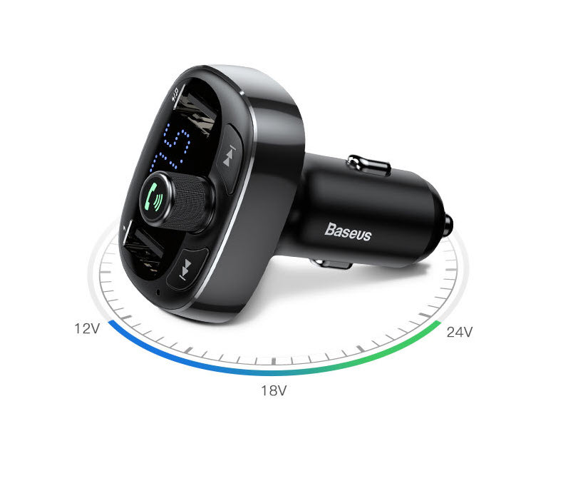 Đầu kết nối bluetooth cho xe hơi Baseus S09 đọc thẻ nhớ USB nghe nhạc