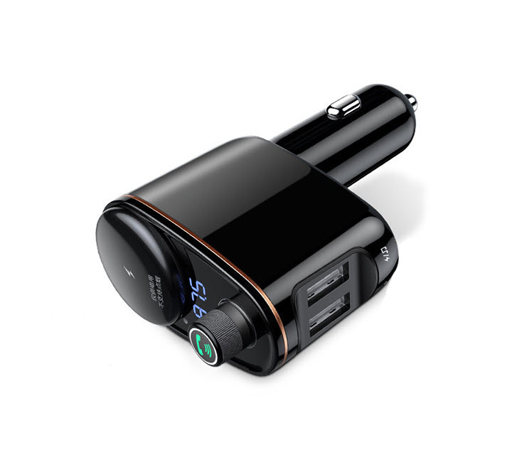 Tẩu sạc nhanh 2.4A kết nối bluetooth cho xe hơi Baseus S06 hỗ trợ nghe gọi