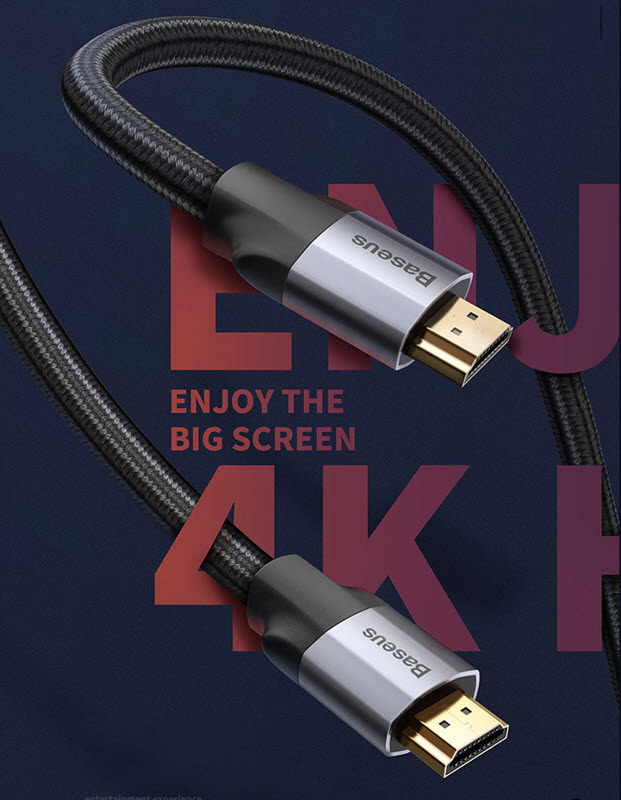 Cáp chuyển HDMI to HDMI chuẩn 4K/60Hz Baseus BSS020