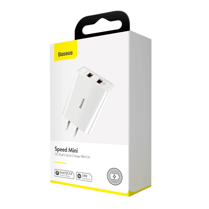 Củ sạc nhanh điện thoại 3A 18W Baseus TC012