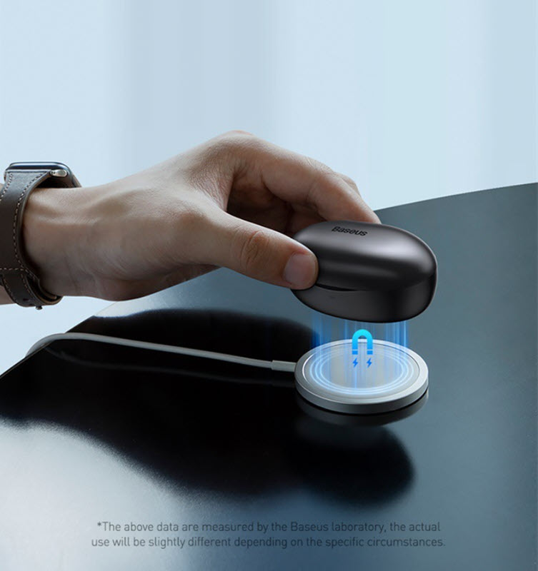 Tai nghe không dây Baseus Encok W11 bluetooth 5.0 kháng nước IPX4 điều khiển chạm