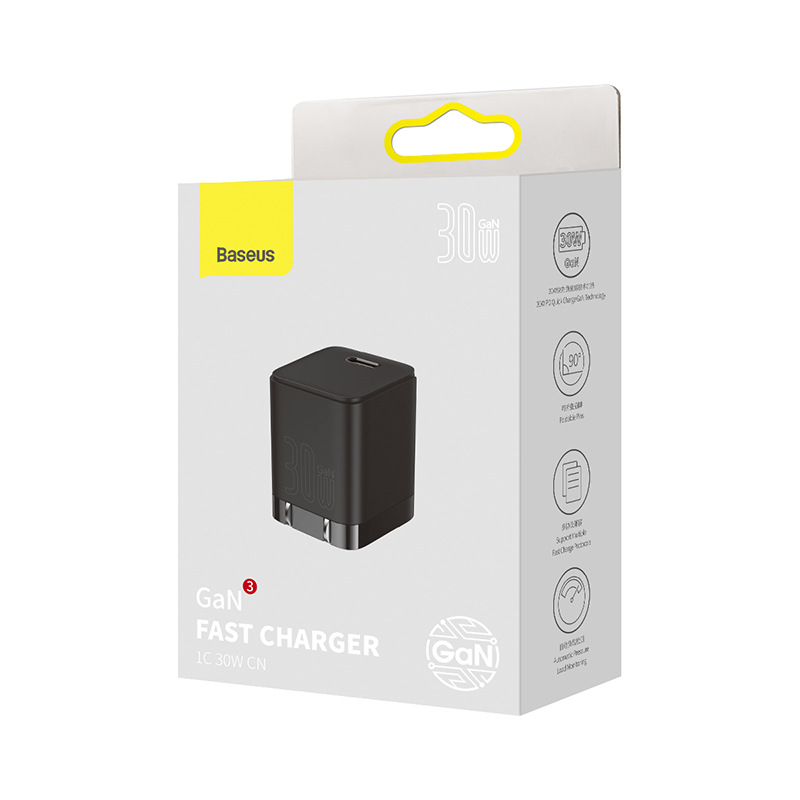 Củ sạc nhanh điện thoại Iphone Baseus BSS027 chịu tải 30W