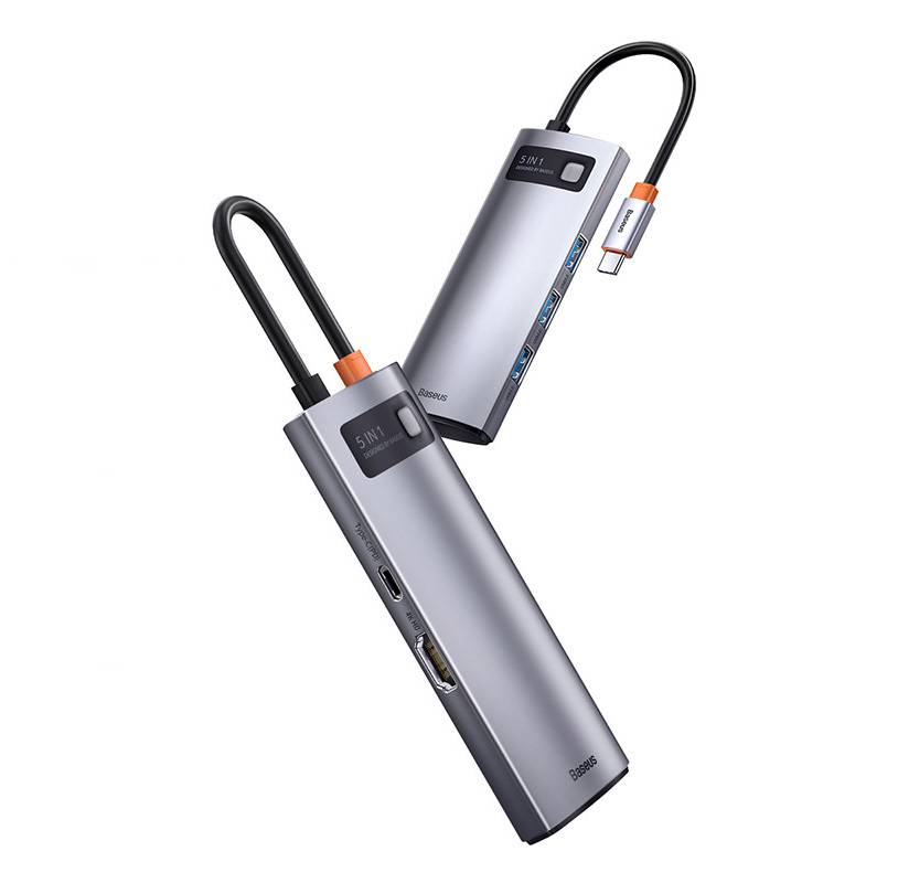 Hub bộ chia hỗ trợ sạc laptop type-C Baseus BSS033 cổng HDMI USB3.0