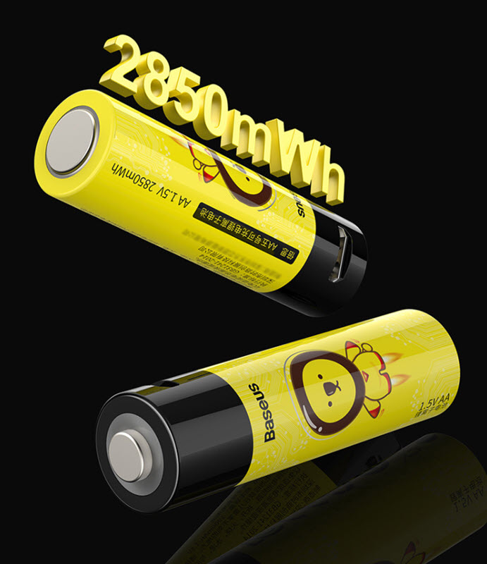 Pin sạc 2A 1.5V 1900mAh Baseus BSS034