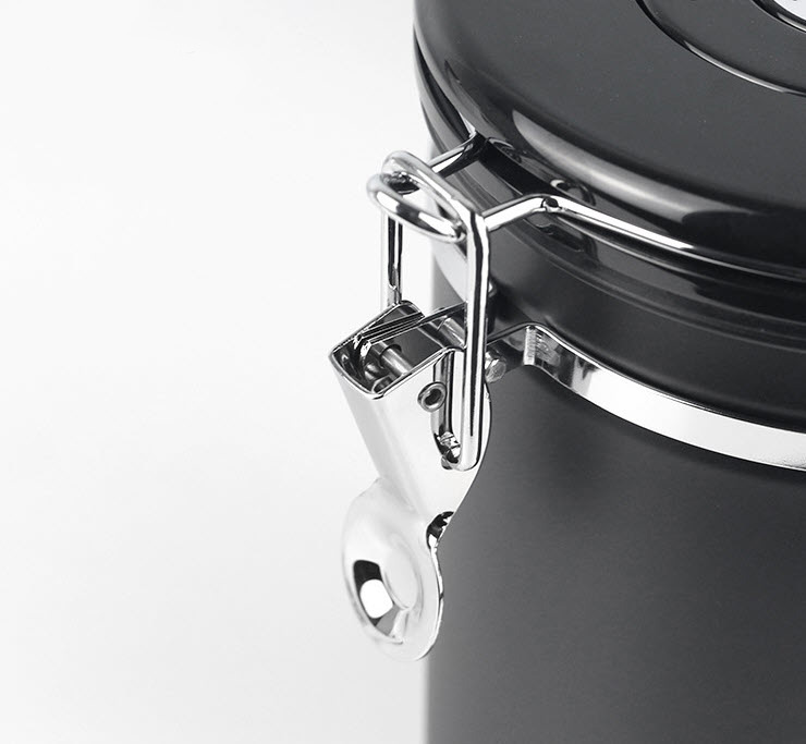 Hũ bảo quản trà cà phê có nắp gài inox 304 SHZ121518