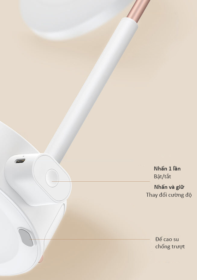 Đèn trang điểm để bàn 5W dùng pin sạc Baseus DGZM02