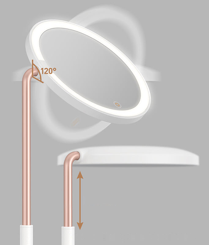 Đèn trang điểm để bàn 5W dùng pin sạc Baseus DGZM02