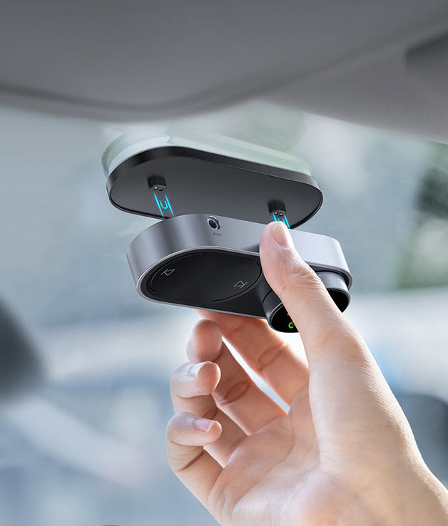 Thiết bị nhận bluetooth cho xe hơi Baseus BSS040 phát nhạc đọc thẻ nhớ
