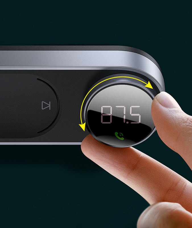 Thiết bị nhận bluetooth cho xe hơi Baseus BSS040 phát nhạc đọc thẻ nhớ