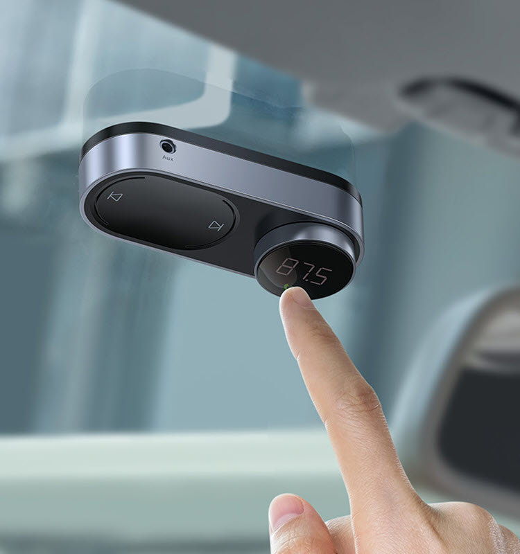 Thiết bị nhận bluetooth cho xe hơi Baseus BSS040 phát nhạc đọc thẻ nhớ