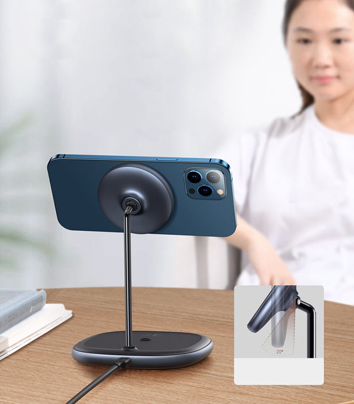 Sạc không dây 2 in 1 cho điện thoại Ipod Baseus BSW523