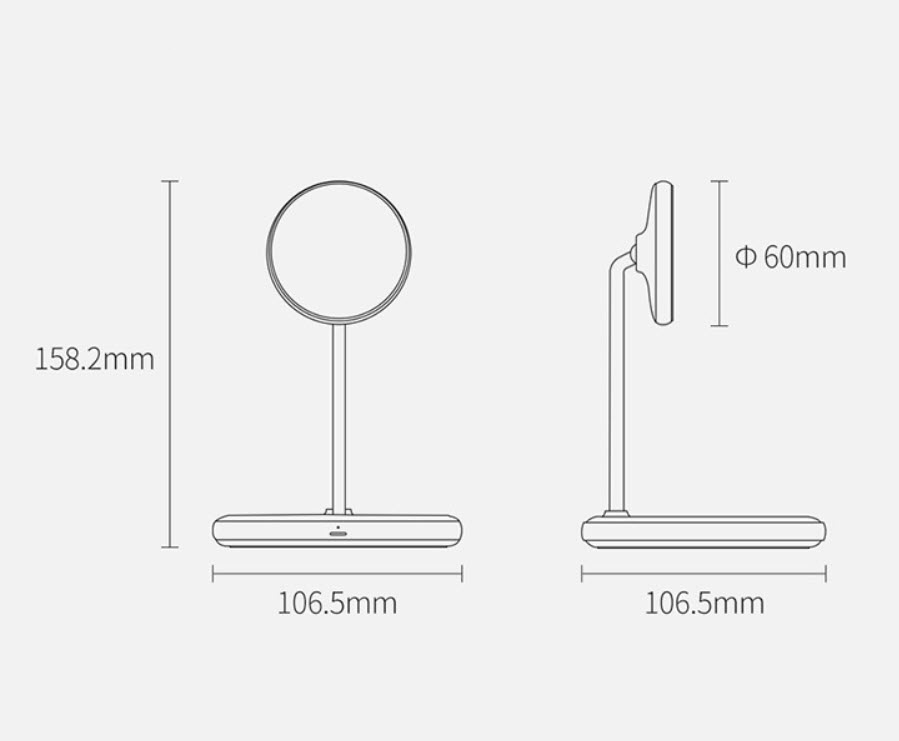 Sạc không dây 2 in 1 cho điện thoại Ipod Baseus BSW523