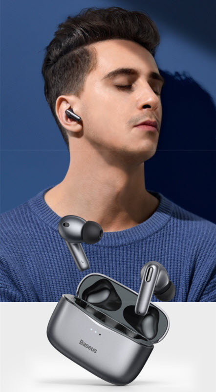 Tai nghe không dây chống ồn điều khiển chạm Baseus TWS S2