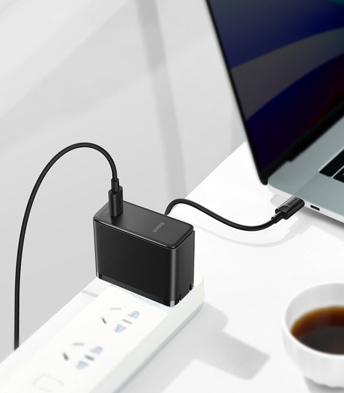 Adapter củ sạc nhanh laptop điện thoại 100W Baseus BSS043