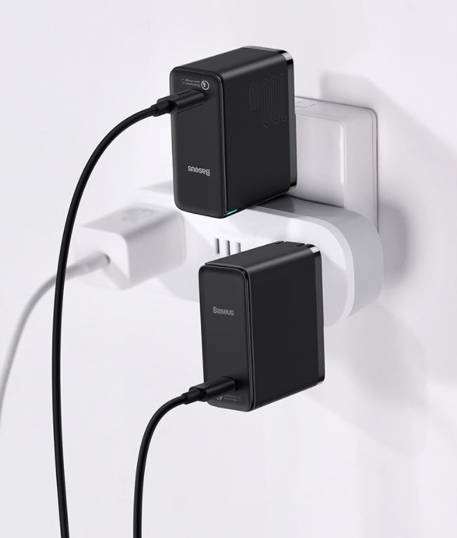 Adapter củ sạc nhanh laptop điện thoại 100W Baseus BSS043