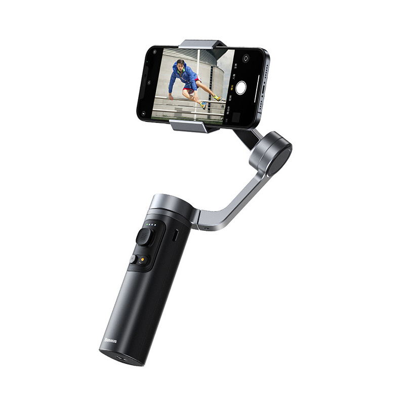 Tay cầm chống rung gimbal Baseus BC02 bám theo chuyển động kết nối bluetooth
