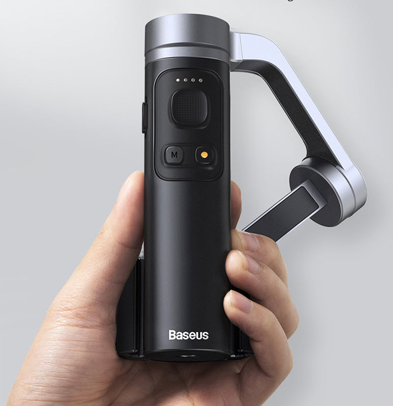 Tay cầm chống rung gimbal Baseus BC02 bám theo chuyển động kết nối bluetooth