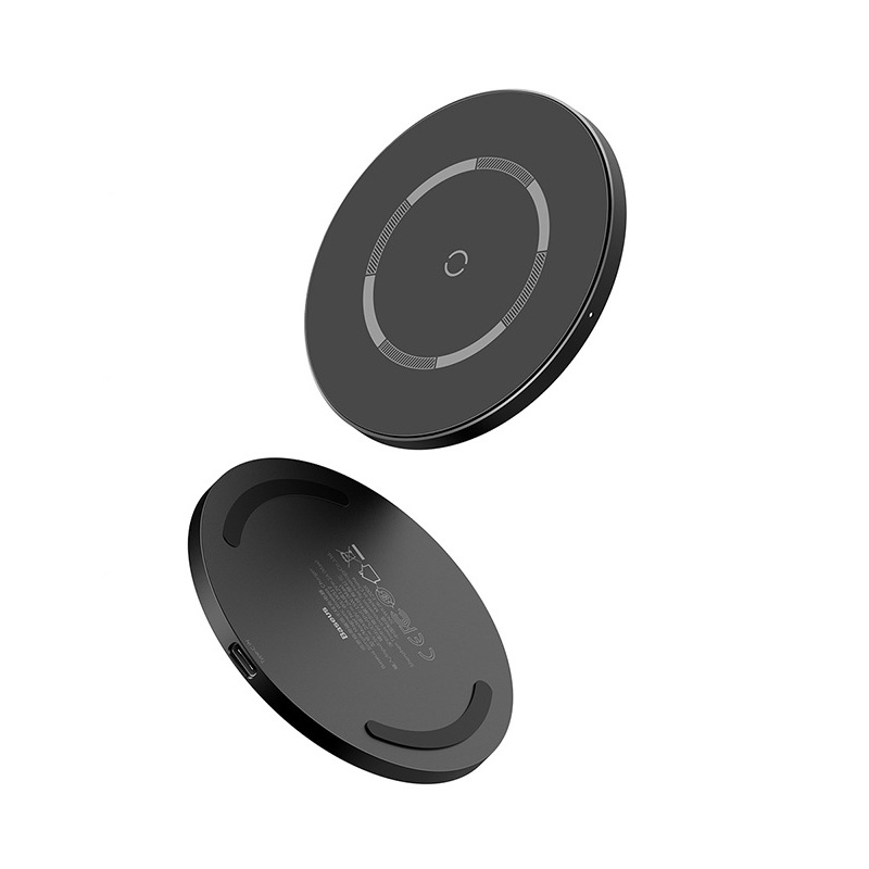 Sạc nhanh không dây chuẩn Qi 15W cho Iphone Ipod Baseus BSW517