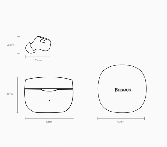 Tai nghe không dây điều khiển chạm Baseus Encok WM01