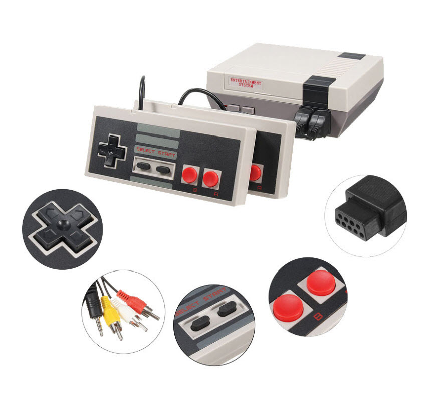 Máy chơi game NES 8-bit ngày xưa tích hợp sẵn 620 trò OEM NES620