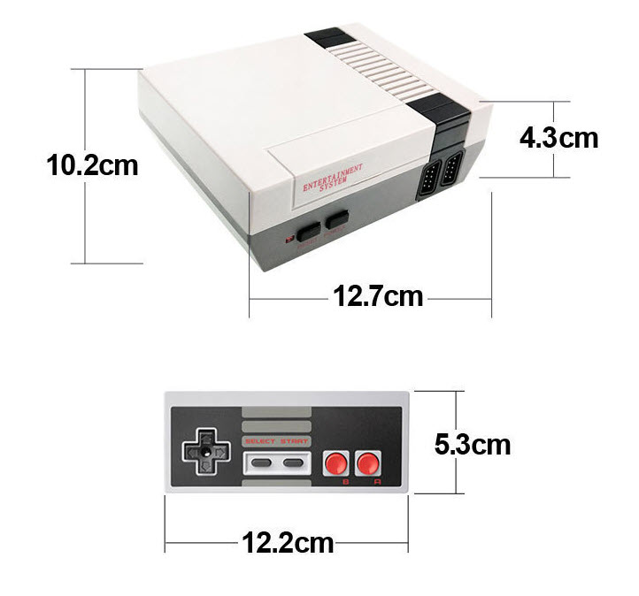 Máy chơi game NES 8-bit ngày xưa tích hợp sẵn 620 trò OEM NES620