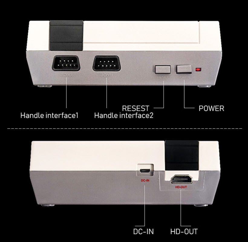 Máy chơi game NES 8-bit ngày xưa tích hợp 621 trò chơi OEM NES621