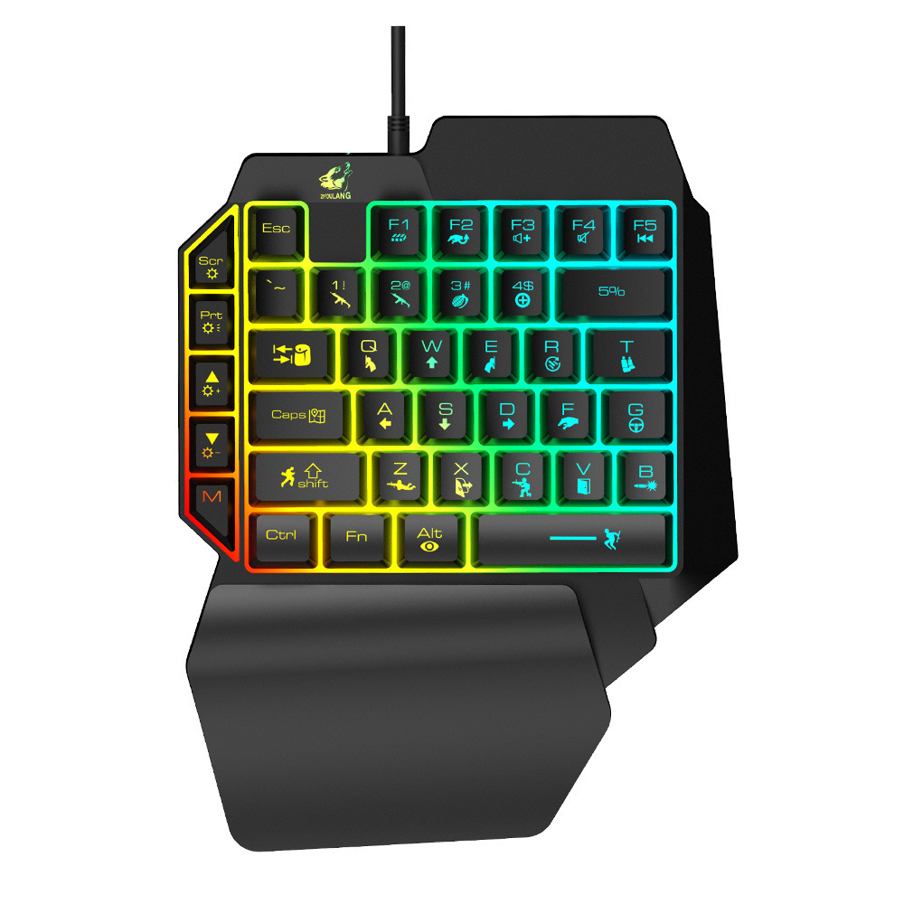 Bàn phím chơi game 1 tay Free Wolf OEM K15 nâng cấp