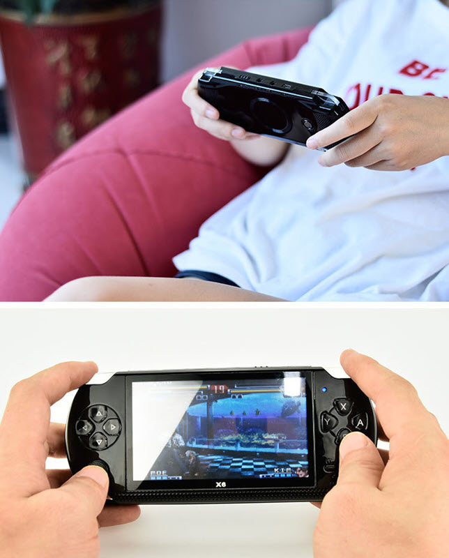 Máy chơi game cầm tay hệ PSP NES GBA màn hình 4.3inch OEM BB-X6