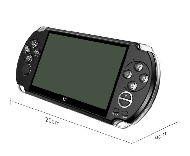Máy chơi game cầm tay hệ PSP NES GBA màn hình 5.1inch OEM BB-X9