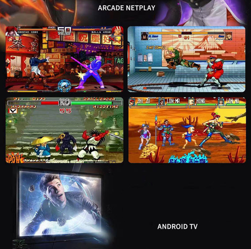 Android TV Box tích hợp máy chơi game OEM BB-I5