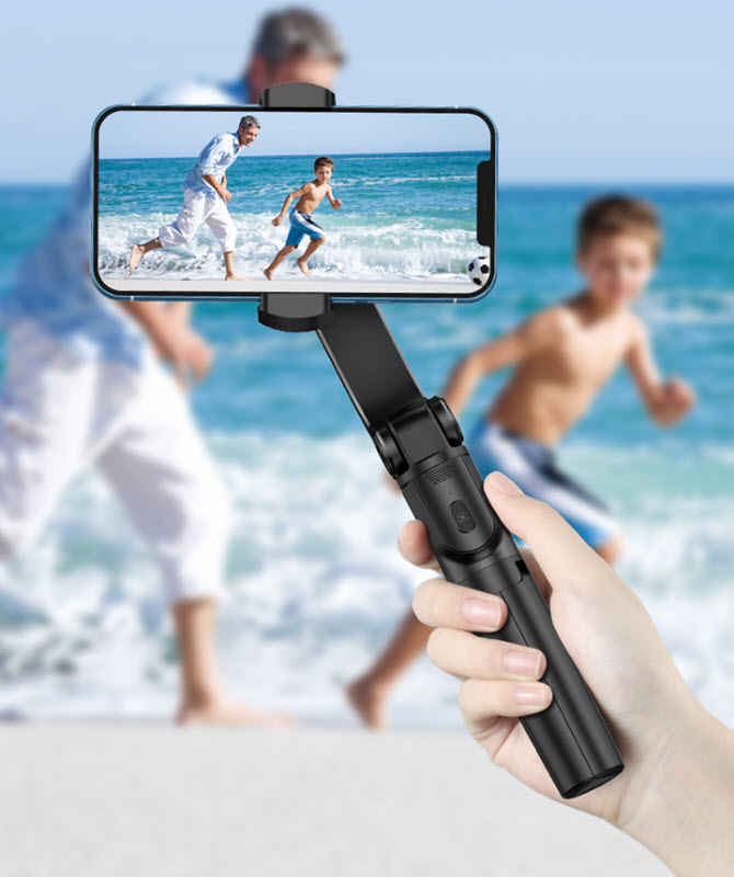 Gimbal tay cầm chống rung 1 trục kèm gậy selfie OEM RP006