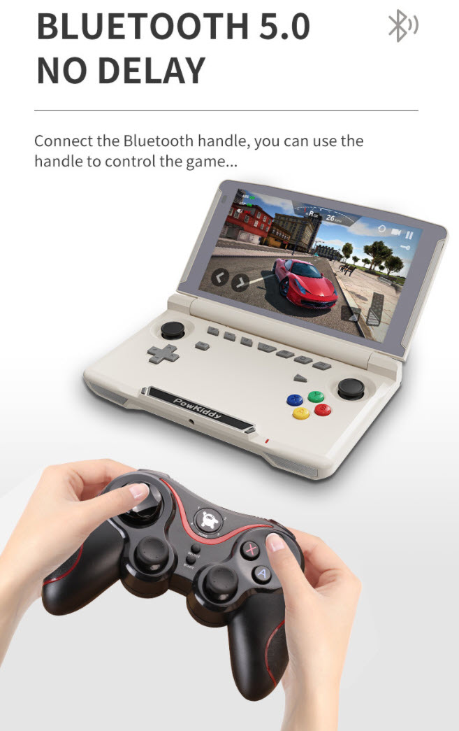 Máy chơi game cầm tay PSP màn hình 5.5inch PowKiddy X18S