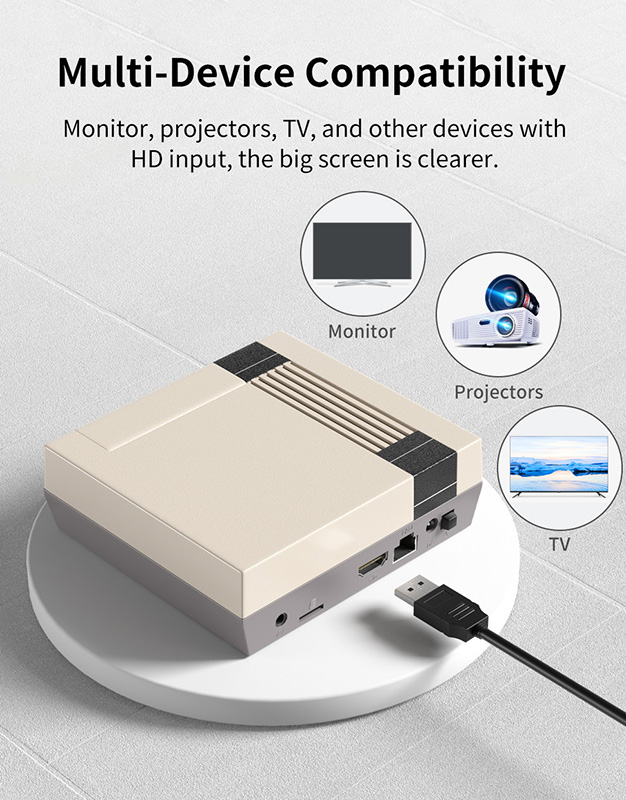Máy chơi game ngày xưa HD tay cầm không dây Super Console X-CUBE