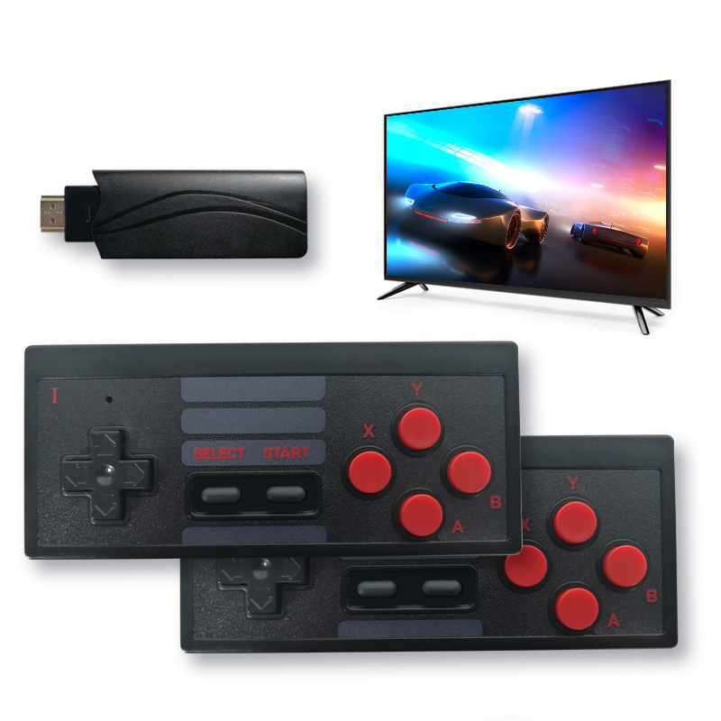 Bộ tay cầm không dây kết nối TV qua thiết bị HDMI tích hợp 628 trò chơi OEM PK-03