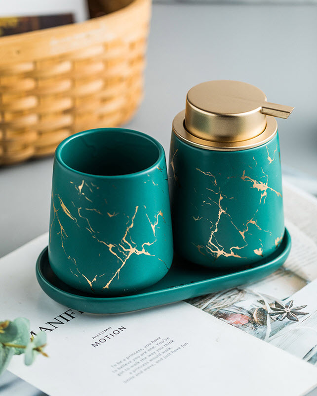 Bộ đồ dùng nhà tắm sứ Ceramic Zixin ZANE03