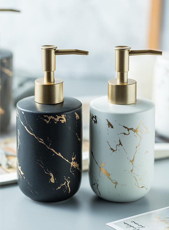 Bình đựng xà bông rửa tay sữa tắm gốm sứ 300ml ZIXIN ZANE05