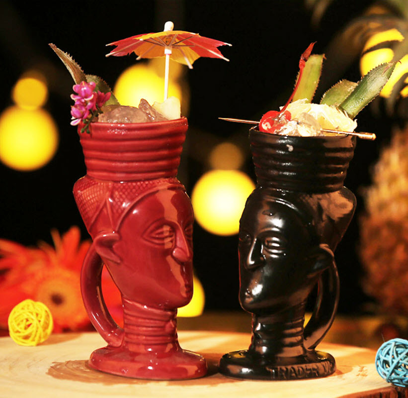 Ly Cocktail gốm sứ phong cách Hawaii Thổ Dân Barx G10210