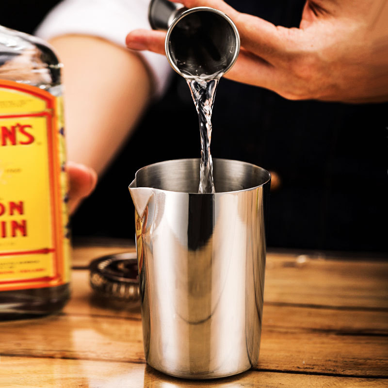 Bình pha chế cocktail thức uống inox 304 500ml Barx BX010