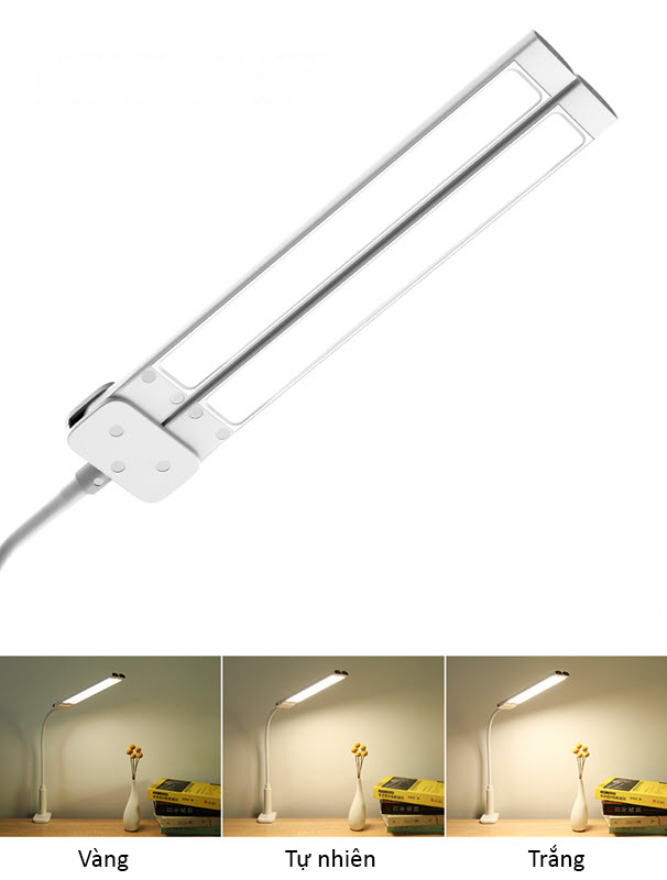Đèn led để bàn có kẹp gắn 12W Vavofo TL001AA