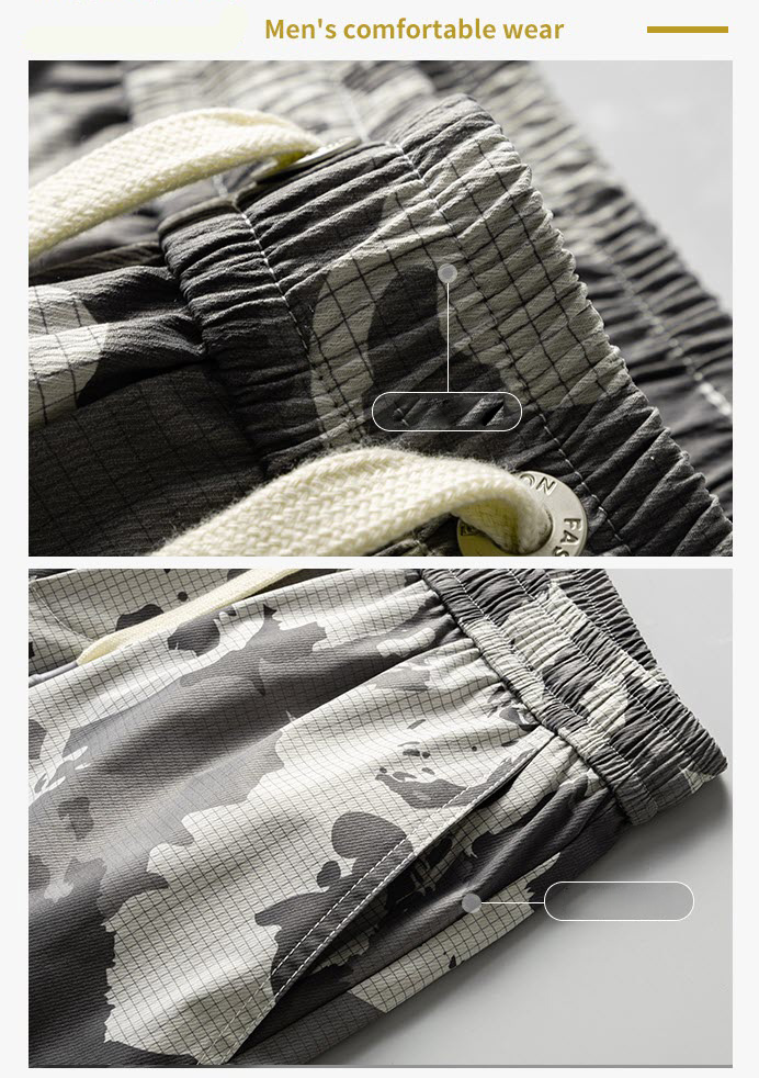 Quần short nam lưng thun ManStar MS8101 100% polyester