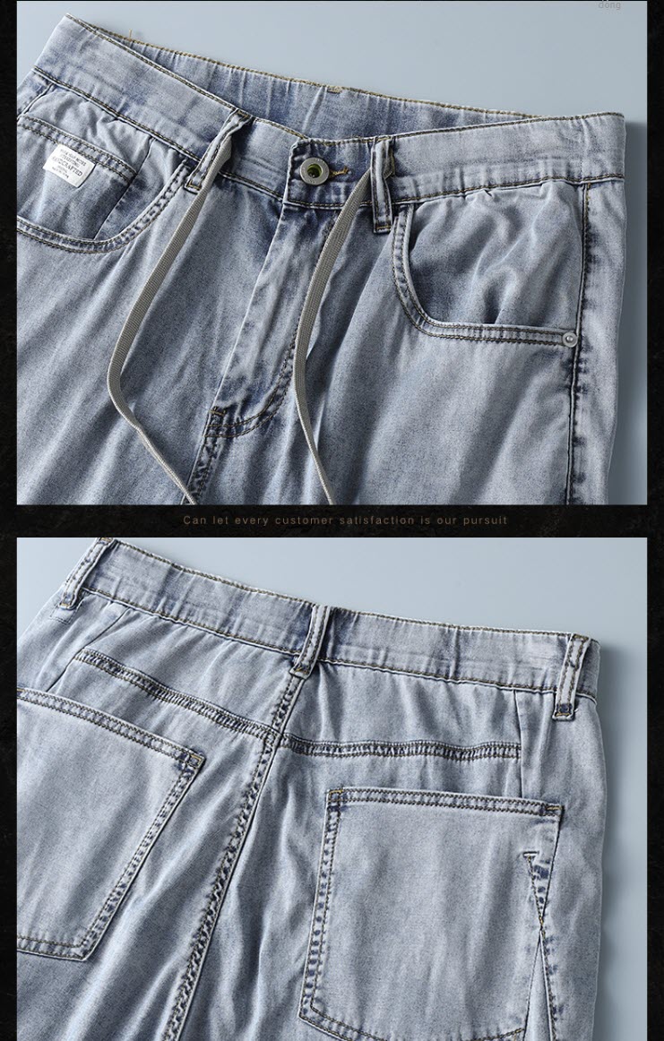 Quần jean nam Sweecoe SW97045 chất vải co giãn summer 2022