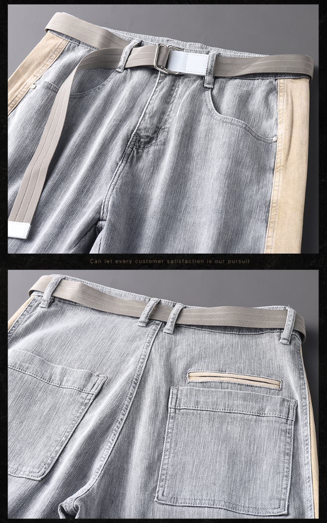 Quần jean nam Sweecoe SWB3905L phối sọc hông style 2022
