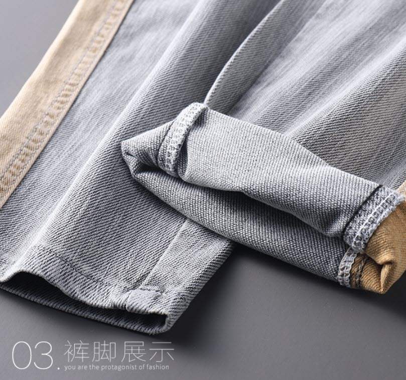 Quần jean nam Sweecoe SWB3905L phối sọc hông style 2022