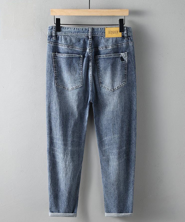 Quần jean nam Sweecoe SWD8650 chất cotton mềm mại rũ quần
