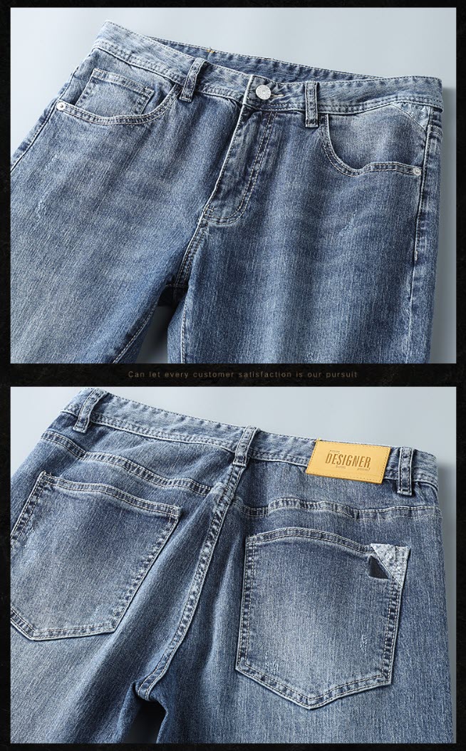 Quần jean nam Sweecoe SWD8650 chất cotton mềm mại rũ quần