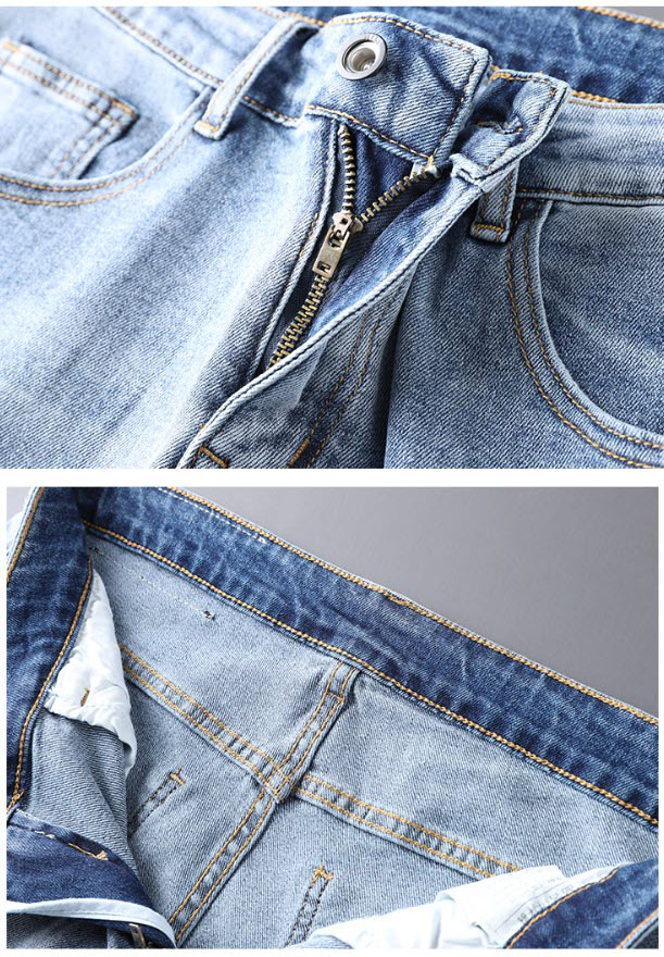 Quần jean nam Sweecoe SW9025 phong cách bụi style 2022