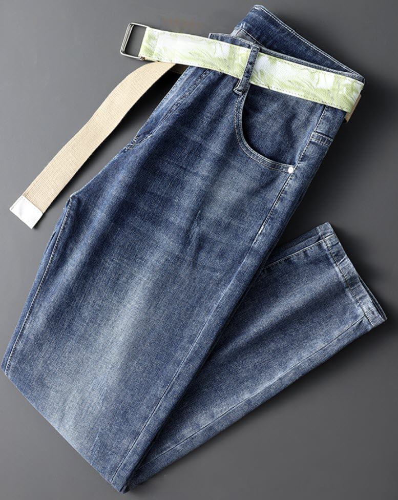 Quần jean nam Sweecoe SWB33005 Japanese style slim feet